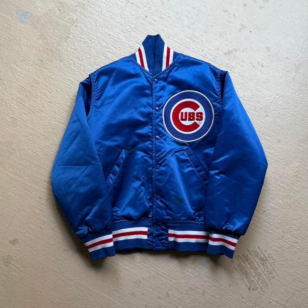 Vintage 80s Chicago Cubs Wilson Varsity Jacket